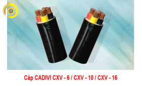 CÁP ĐIỆN CADIVI CXV 6 - CXV 10 - CXV 16 0,6/1KV