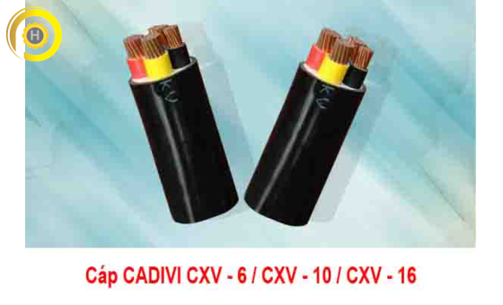 CÁP ĐIỆN CADIVI CXV 6 - CXV 10 - CXV 16 0,6/1KV